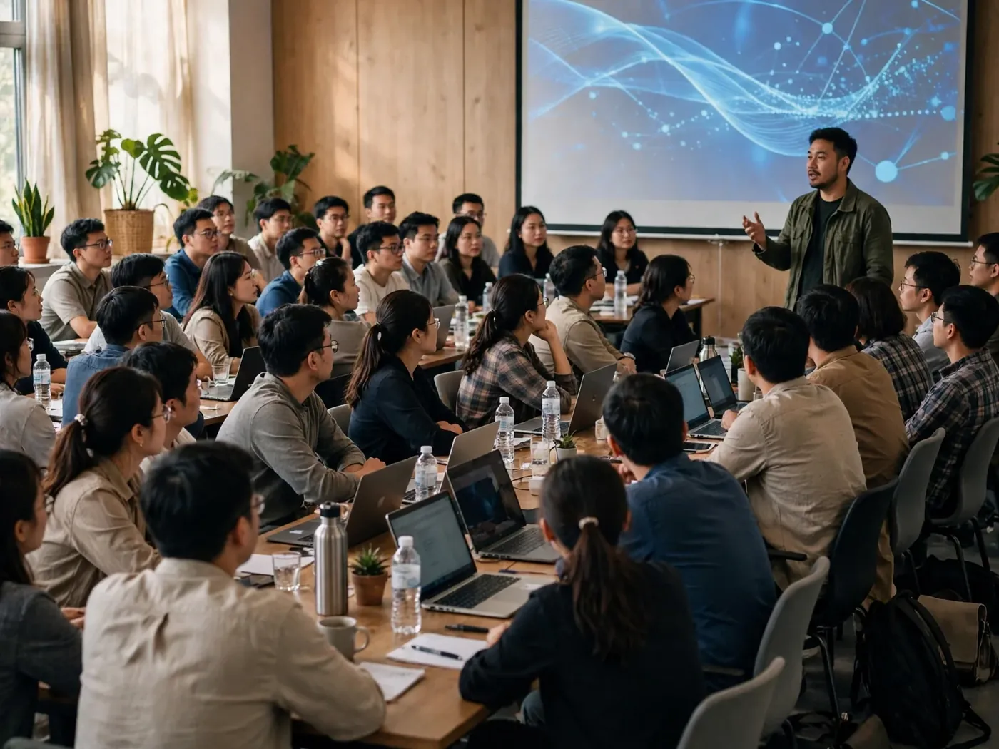 Hội thảo chuyên đề công nghệ tại văn phòng Công ty với đông đủ hội viên tham dự